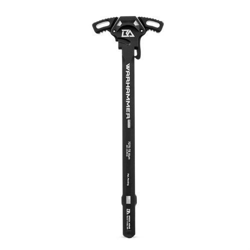 Ambidextrous charging handle AR-15 WARHAMMER MICRO MOD2 z 7075-T6 aluminium, zmniejsza odrzut gazów, umożliwia łatwe ładowanie jedną ręką, idealny do strzelania z optyką.