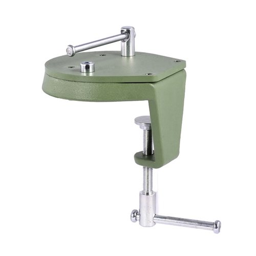 Stabilna baza Clamping Rotary Base umożliwia łatwe montowanie i demontowanie wiertarki Brownells, zapewniając 360-stopniowy obrót i solidne mocowanie.