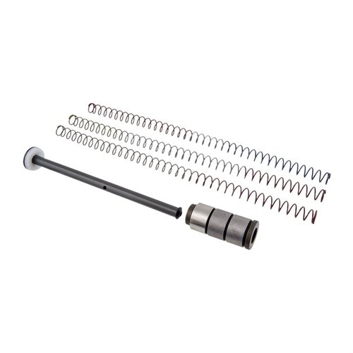 System tłumienia Gen 2 z aluminiowym prowadnikiem i cięższym bufferem H2 zapewnia cichsze działanie AR oraz możliwość dostosowania do różnych konfiguracji.