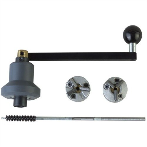 Zestaw do refacowania korony lufy Manson Precision umożliwia szybkie i precyzyjne cięcie korony lufy, poprawiając celność broni bez użycia tokarki.