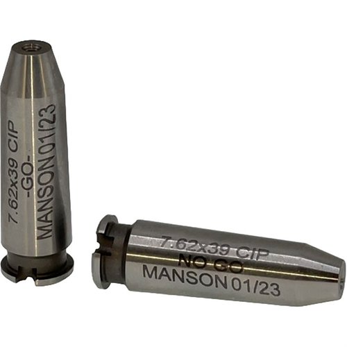 Manson Precision Rimless Cartridge Headspace Gauge 7.62x39mm zapewnia precyzyjne pomiary, trwałą konstrukcję i zgodność z normami SAAMI dla bezpiecznego użytkowania.