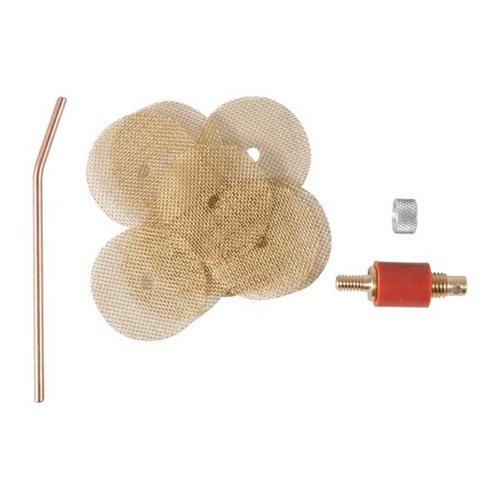 Usuwanie najtrudniejszych osadów ołowiu i wosków z broni. Specjalnie tkane mosiężne patche nie uszkadzają lufy. Pasuje do standardowych prętów czyszczących.