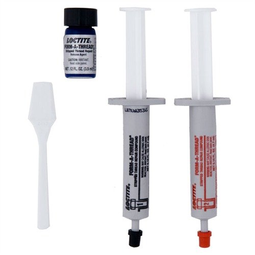FORM-A-THREAD umożliwia naprawę uszkodzonych gwintów bez użycia narzędzi, zapobiega korozji i zacięciom, skuteczny do 128 ft. lbs. na gwintach.