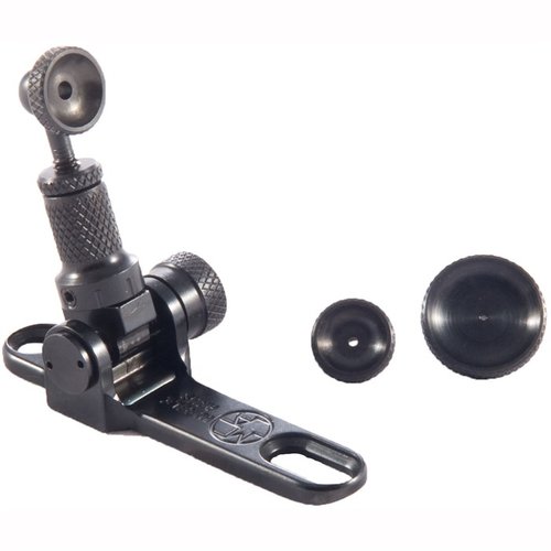 Dodaje autentyczności karabinom, zapewnia lepszą definicję celownika i szybsze celowanie. Wykonanie ze stali, regulacje mikrometryczne, składany.