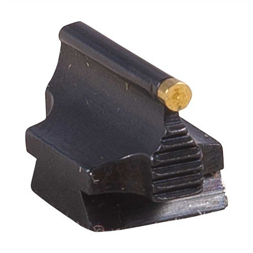 Precyzyjny celownik do karabinów, wykonany ze stali, z eleganckim kształtem i niebieskim wykończeniem. Idealny dla broni z rampą, dostępny z różnymi rodzajami kul.