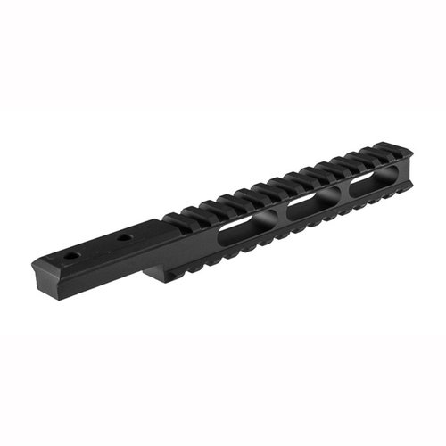 Przedłużona szyna Picatinny Bushnell umożliwia mocowanie akcesoriów, takich jak noktowizory, z przodu LMSS 8-40x60mm, zwiększając wszechstronność obserwacji.