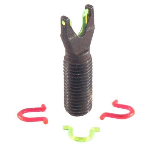 Zamienny postawowy celownik AK-47 z włóknem optycznym HIVIZ oferuje jasny punkt celowania w różnych warunkach oświetleniowych, łatwy montaż i regulację wysokości.