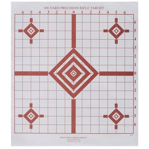 SIGHT-IN-TARGETS ST-4 zapewnia doskonałą widoczność celów dzięki fluorescencyjnemu czerwieni na białym tle, idealny do precyzyjnego ustawiania celowników.