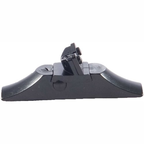 Regulowany tylny celownik RIFLE MODEL MR-X wykonany ze stali, polerowany i błyszczący, idealny do precyzyjnego strzelania w najlepszych karabinach sportowych.