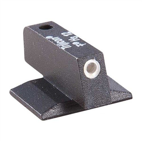 Celownik NOVAK z jasnym punktem Tritium i białym pierścieniem, odporny na odpadanie, idealny do różnych warunków oświetleniowych. Łatwy w wymianie.