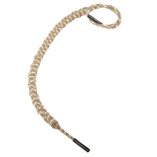 RIPCORDS 45CAL to innowacyjne narzędzie do czyszczenia broni, które skutecznie usuwa zanieczyszczenia z lufy, korzystając z włókien Nomex® i rdzenia z gumy.