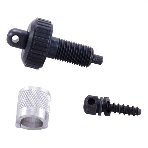 Magazynek z końcówką do mocowania, wykonany ze stali, umożliwia łatwe przekształcenie strzelby Remington w model z paskiem nośnym, z obrotowym uchwytem.