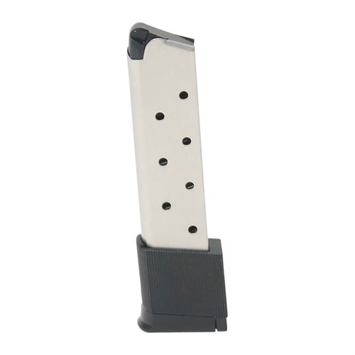 .45ACP magazynki 1911 Government Model® w wersjach 8, 10 i 15-rd, wykonane ze stali węglowej, z wykończeniem czarnym lub niklowanym, wyprodukowane w USA.