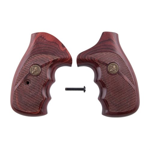 Pachmayr Renegade Wood Laminate Grips S&W N Frame poprawiają wygląd i funkcjonalność rewolwerów, oferując trwałość oraz lepszą przyczepność dzięki CNC-checkering.