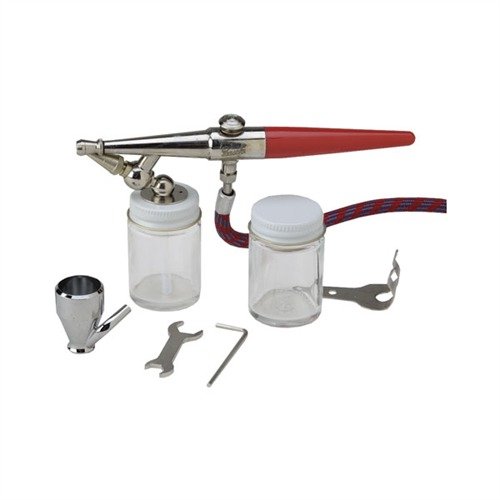 Zestaw H-SET AIRBRUSH KIT zapewnia szybkie i precyzyjne nanoszenie lakierów na metalowe powierzchnie, idealny do Aluma-Hyde II® i Baking Lacquer.