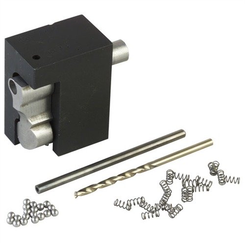 CRANE BALL DRILLING FIXTURE zwiększa siłę blokady cylindra w rewolwerach Smith & Wesson K, L i N Frame, zapewniając precyzyjne wiercenie i łatwość użycia.