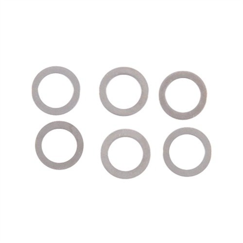 Wstaw te precyzyjnie wykonane shimy między ramę a elementy sterujące w swoim 1911 Auto, aby uzyskać płynniejszy i bardziej spójny spust bez wymiany części.