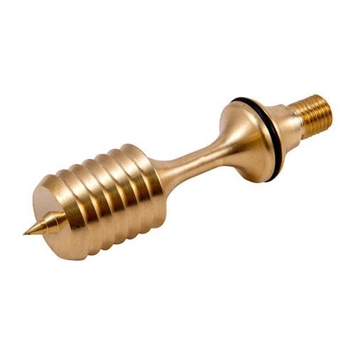 Oryginalny PRO JAG z gumowym O-ringiem chroni lufę przed uszkodzeniami, a mosiężny końcówka mocno trzyma różne rodzaje wkładek do skutecznego czyszczenia.