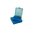 MTM CASE-GARD AMMO BOXES PISTOL BLUE 45ACP-40-10MM 100