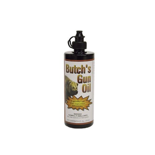 Butch's Gun Oil to wysokowydajna mieszanka naturalnych olejów, zapewniająca ochronę przed korozją stali nierdzewnej i węglowej, idealna po czyszczeniu Butch's Bore Shine.