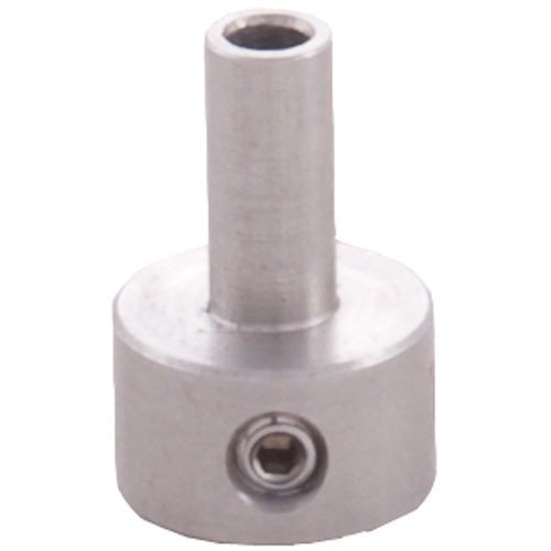 Narzędzie do deburring flash hole w kalibrze 17/20 zapewnia jednolitość głębokości komory dzięki stalowym pilotom. Piloty sprzedawane osobno.