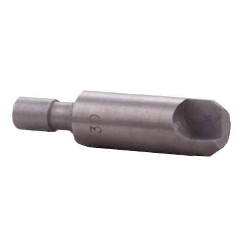 Pilot/Neck Reamer RCBS 30 cal wspiera narzędzie przy obróbce szyjki łuski, umożliwiając jednoczesne toczenie wewnętrznej i zewnętrznej części szyjki.