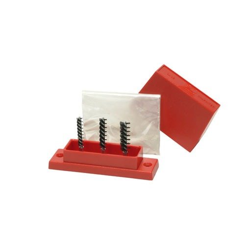 Forster Case Graphiter zmniejsza tarcie kulki ekspandera, jednocześnie czyszcząc i smarując szyjki łusek, minimalizując ich odkształcenia.