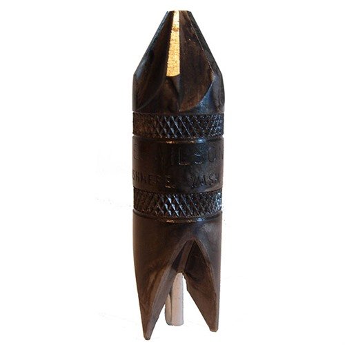 .17 do .45 CAL narzędzie do fazowania i deburracji L.E. WILSON, podwójne końcówki, standardowe 45 stopni, idealne do wygładzania krawędzi łuski po przycinaniu.