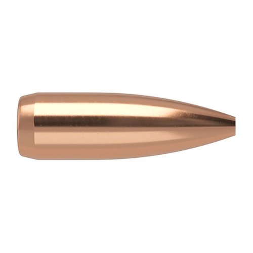 Nosler Custom Competition 22 Caliber HPBT to niezwykle precyzyjne pociski z hollow point i boat-tail, zapewniające doskonałą stabilność i aerodynamikę.