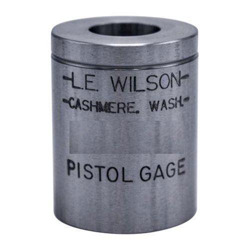WILSON PISTOL MAX GAGE 38 SPECIAL umożliwia precyzyjne pomiary wymiarów łuski, co zapobiega nadmiernemu powiększaniu broni podczas ponownego ładowania.