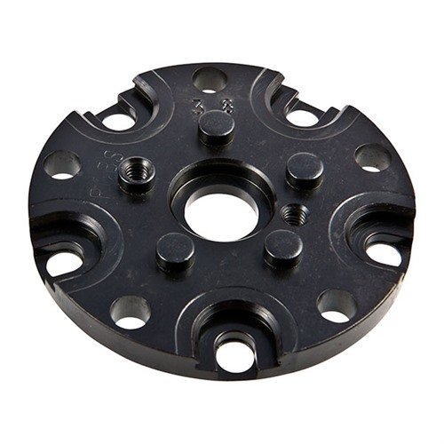 Shellplate #38 od RCBS zapewnia precyzyjne dopasowanie do standardowego shellholdera, co ułatwia proces ładowania amunicji w progresywnych prasach.