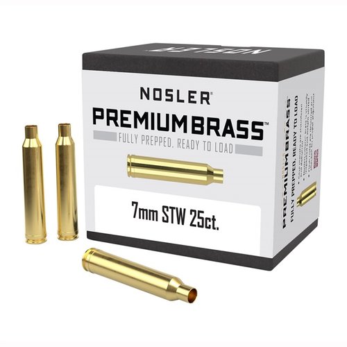 Premium Brass Nosler 30-06 SPRINGFIELD jest w pełni przygotowany do załadunku, z dokładnym sortowaniem wagowym i inspekcją, co zapewnia maksymalną precyzję.