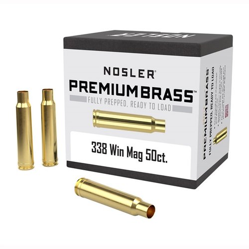 Brass Nosler 338 Winchester Magnum zapewnia precyzyjne wagowanie, deburring otworów zapłonowych oraz odpowiednie formowanie, co czyni go idealnym wyborem dla ręcznych loaderów.