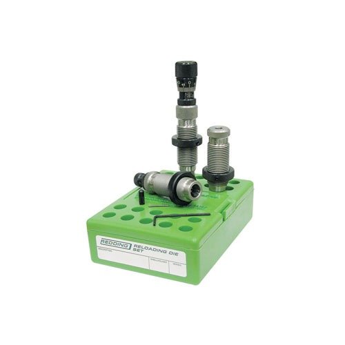 Zestaw TYPE S Match Bushing Neck Die zawiera die do formowania szyjki, die do obudowy oraz die do precyzyjnego osadzania, zapewniając doskonałą precyzję.