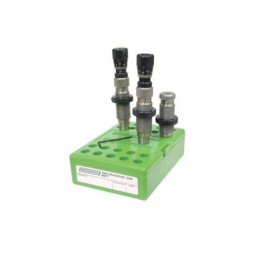 Zestaw Redding Competition Bushing Neck Die Set zapewnia precyzyjne dopasowanie dzięki mikrometrycznym regulacjom, idealny do ładowania 7mm Remington Magnum.