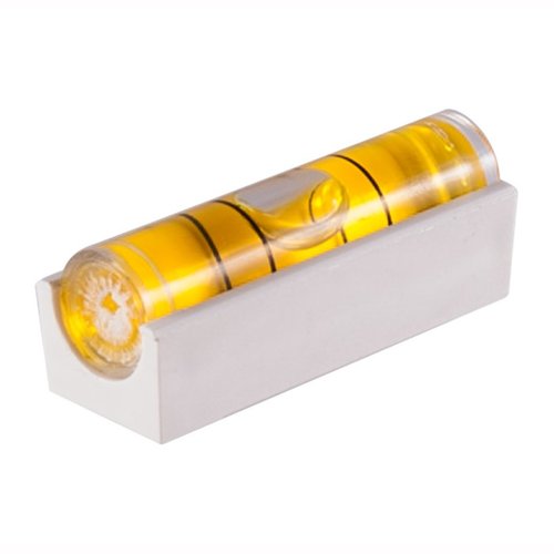 LINEAR BUBBLE LEVEL od SINCLAIR INTERNATIONAL to mały poziomica, idealna do montażu na krawędzi stołu, zapewniająca wysoką widoczność i eliminująca efekt przechylenia.