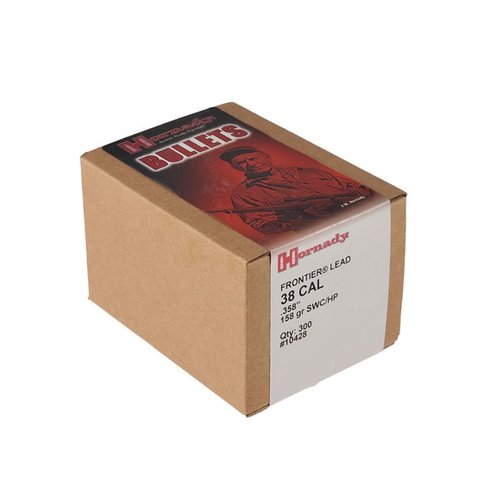 Kulki Hornady® .38 cal. 158gr SWC/HP oferują doskonałą stabilność i precyzję dzięki unikalnemu systemowi knurling oraz wstępnemu smarowaniu, co zmniejsza prowadzenie.