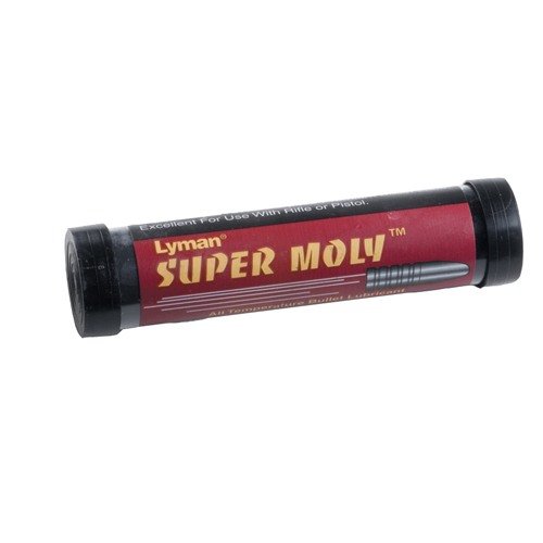 Super Moly Bullet Lube od Lyman to doskonała smarowidło, które zmniejsza prowadzenie, zwiększa prędkość i łatwo przechodzi przez lube sizers bez podgrzewania.