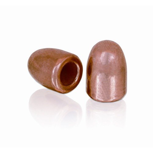 Kulki Berry's 45 ACP 185GR z miedzi są całkowicie pokryte miedzią, co zmniejsza emisję ołowiu i osady, a są tańsze niż pociski z płaszczem. Idealne do standardowych prędkości pistoletowych.