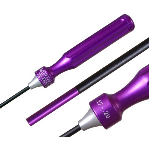 Jednoczęściowe, pokryte stalowe pręty czyszczące 17-20 kal. 42