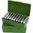 MTM CASE-GARD AMMO BOXES PISTOL GREEN 38-357 50