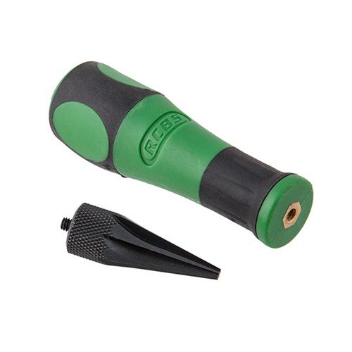 Narzędzie VLD Deburring Tool z uchwytem zapewnia precyzyjne wygładzanie krawędzi pocisków VLD pod kątem 22°, co zwiększa dokładność i chroni boat-tail.