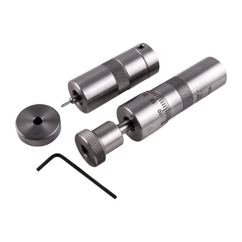 Zestaw L.E. Wilson Bushing Neck Die Kit umożliwia precyzyjne formowanie necków, z regulacją głębokości osadzenia w .001
