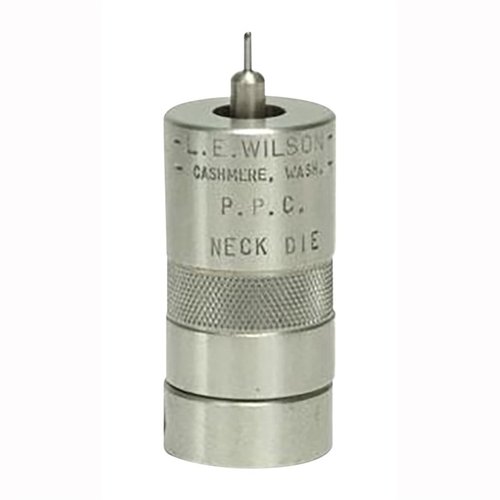 Stainless Neck Sizing Dies 6.5 PRC od L.E. WILSON umożliwiają precyzyjne dostosowanie wymiarów szyjki łuski, poprawiając współosiowość i wydłużając żywotność miedzi.