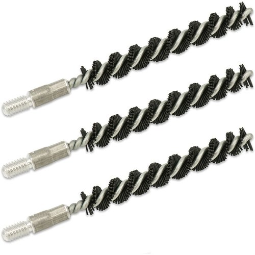 Szczotki PROOF POSITIVE Nylon Bore Brushes od Bore Tech oferują podwójną ilość włosia, co przyspiesza czyszczenie i zapobiega zanieczyszczeniu miedzią.