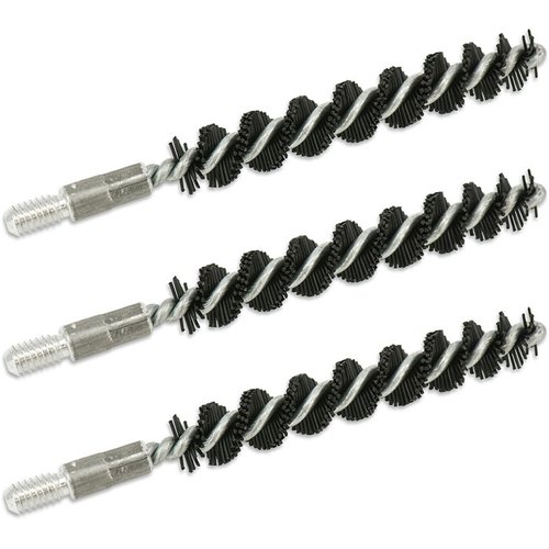 Szczotki PROOF POSITIVE od BORE TECH oferują podwójną ilość włosia, co zwiększa skuteczność czyszczenia, a ich konstrukcja zapobiega zanieczyszczeniu miedzią.