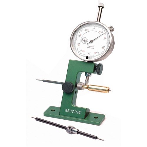 Redding Case Neck Gauge umożliwia szybkie i dokładne sortowanie łusek według współosiowości, zapewniając precyzyjne pomiary i idealną uniformność.