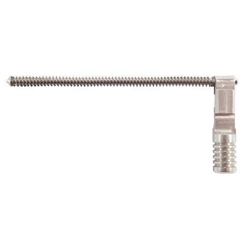 RUGER® 10/22® EXTENDED CHARGING HANDLE z głębokimi rowkami umożliwia szybkie ładowanie i usuwanie zacięć, zapewniając płynne działanie dzięki stalowemu prowadnikowi.