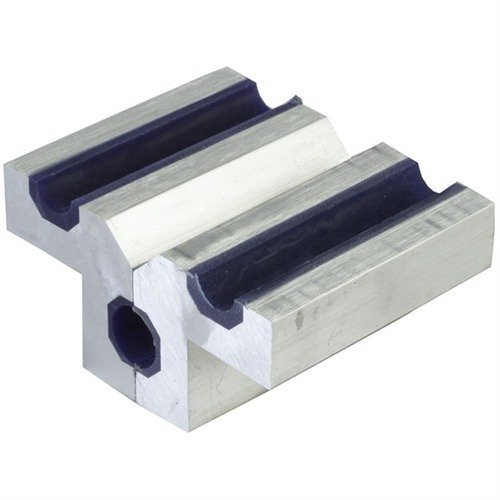 Masywne szczęki z aluminium, wyłożone elastomerem poliuretanowym, zapewniają pewny chwyt i ochronę AR-15/M16 przed uszkodzeniami. Pasują do standardowych i ciężkich konturów luf.