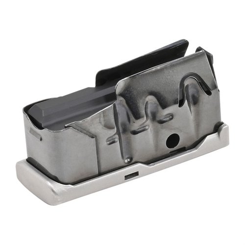 Magazynek SAVAGE ARMS 16/12C 4RD wykonany ze stali nierdzewnej, idealny do kal. 22-250 Remington, zapewnia niezawodność i wysoką wydajność strzałów.